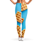 Fresh Waffles Print Women's Leggings
