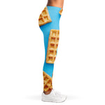 Fresh Waffles Print Women's Leggings