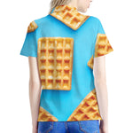 Fresh Waffles Print Women's Polo Shirt