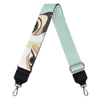 Frida Kahlo And Floral Print Bag Strap