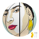 Frida Kahlo And Floral Print Basketball