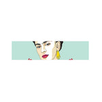 Frida Kahlo And Floral Print Bed Runner