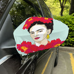 Frida Kahlo And Floral Print Car Side Mirror Covers