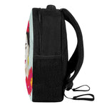 Frida Kahlo And Floral Print Casual Backpack