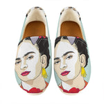 Frida Kahlo And Floral Print Casual Shoes