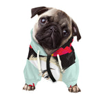 Frida Kahlo And Floral Print Dog Zip Up Hoodie