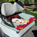 Frida Kahlo And Floral Print Golf Cart Seat Cover