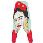 Frida Kahlo And Floral Print Hammer Pants