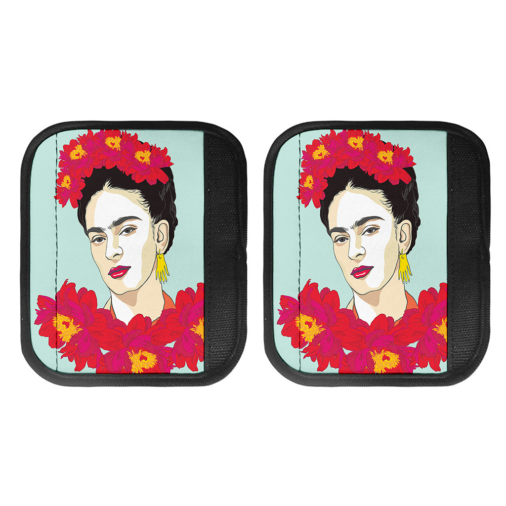 Frida Kahlo And Floral Print Handle Covers