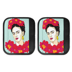 Frida Kahlo And Floral Print Handle Covers