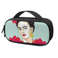 Frida Kahlo And Floral Print Portable Cooler Travel Case