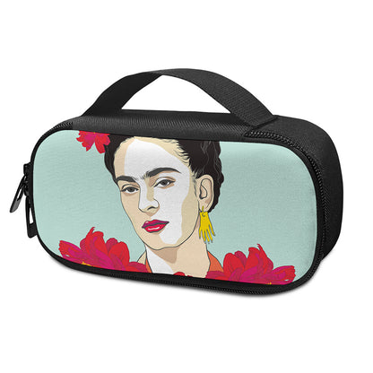 Frida Kahlo And Floral Print Insulin Cooler Travel Case
