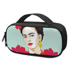 Frida Kahlo And Floral Print Insulin Cooler Travel Case