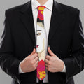 Frida Kahlo And Floral Print Necktie