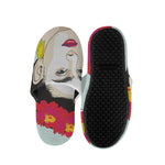 Frida Kahlo And Floral Print Slippers