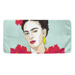 Frida Kahlo And Floral Print Towel