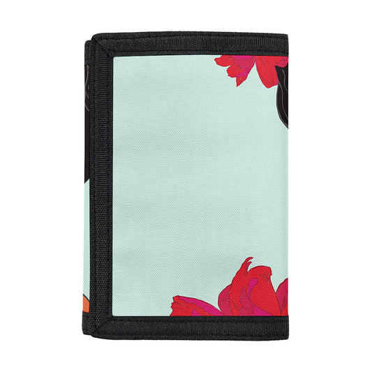 Frida Kahlo And Floral Print Trifold Wallet