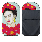 Frida Kahlo And Floral Print Waterproof Car Seat Cover