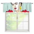 Frida Kahlo And Floral Print Window Valance