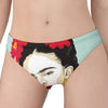 Frida Kahlo And Floral Print Women's Panties