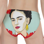 Frida Kahlo And Floral Print Women's Panties