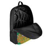 Frida Kahlo And Pink Floral Print 17 Inch Backpack