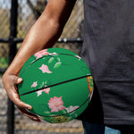 Frida Kahlo And Pink Floral Print Basketball