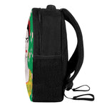Frida Kahlo And Pink Floral Print Casual Backpack