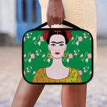 Frida Kahlo And Pink Floral Print Classic Bible Case