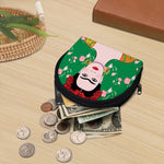 Frida Kahlo And Pink Floral Print Coin Purse
