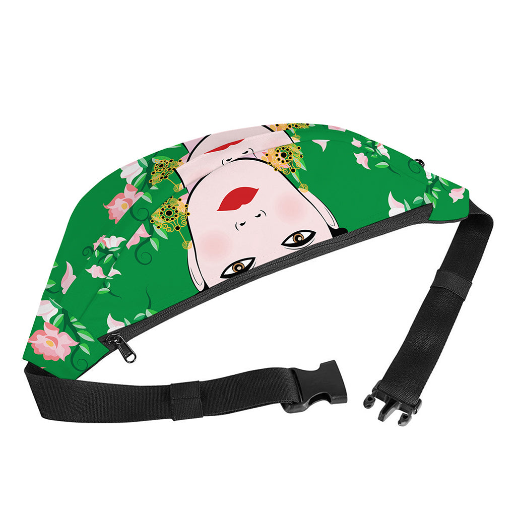 Frida Kahlo And Pink Floral Print Fanny Pack