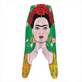 Frida Kahlo And Pink Floral Print Hammer Pants