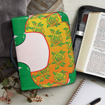 Frida Kahlo And Pink Floral Print Leather Bible Cover