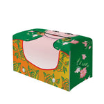 Frida Kahlo And Pink Floral Print Leather Tissue Box Cover