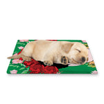 Frida Kahlo And Pink Floral Print Pet Cooling Mat Cover