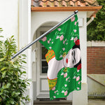 Frida Kahlo And Pink Floral Print Polyester Flag
