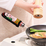 Frida Kahlo And Pink Floral Print Skillet Handle Cover