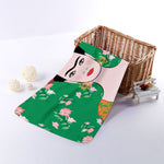 Frida Kahlo And Pink Floral Print Towel