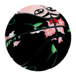 Frida Kahlo And Pink Flower Print Basketball