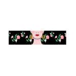 Frida Kahlo And Pink Flower Print Bed Runner