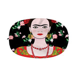 Frida Kahlo And Pink Flower Print Car Side Mirror Covers