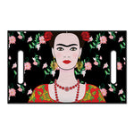 Frida Kahlo And Pink Flower Print Golf Cart Seat Cover