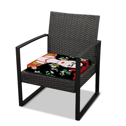 Frida Kahlo And Pink Flower Print Outdoor Seat Cushion Cover