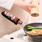 Frida Kahlo And Pink Flower Print Skillet Handle Cover
