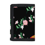 Frida Kahlo And Pink Flower Print Trifold Wallet