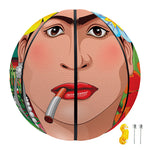 Frida Kahlo Serape Print Basketball