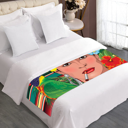 Frida Kahlo Serape Print Bed Runner