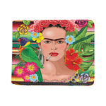 Frida Kahlo Serape Print Bifold Wallet