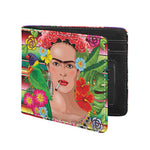 Frida Kahlo Serape Print Bifold Wallet