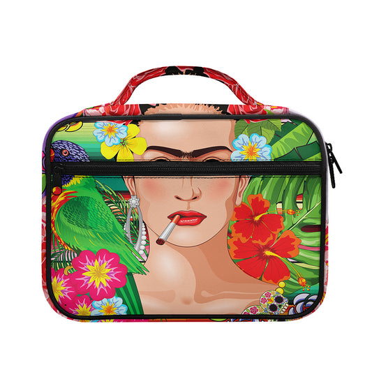 Frida Kahlo Serape Print Briefcase Bible Bag